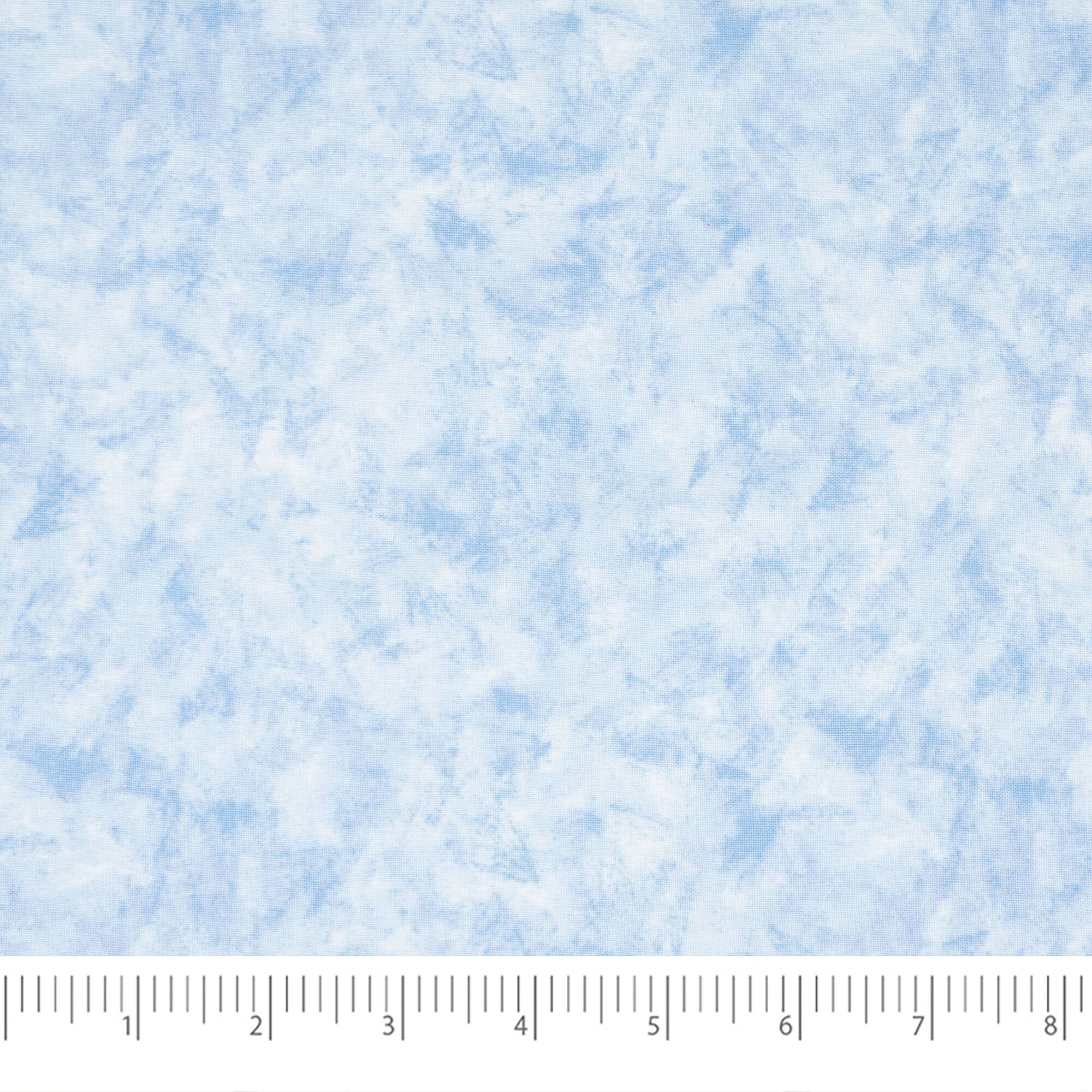 SINGER Christmas Blue Tonal Blender Cotton Fabric Fat Quarter Bundle